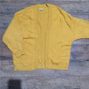 American Eagle Mustard Cardigan